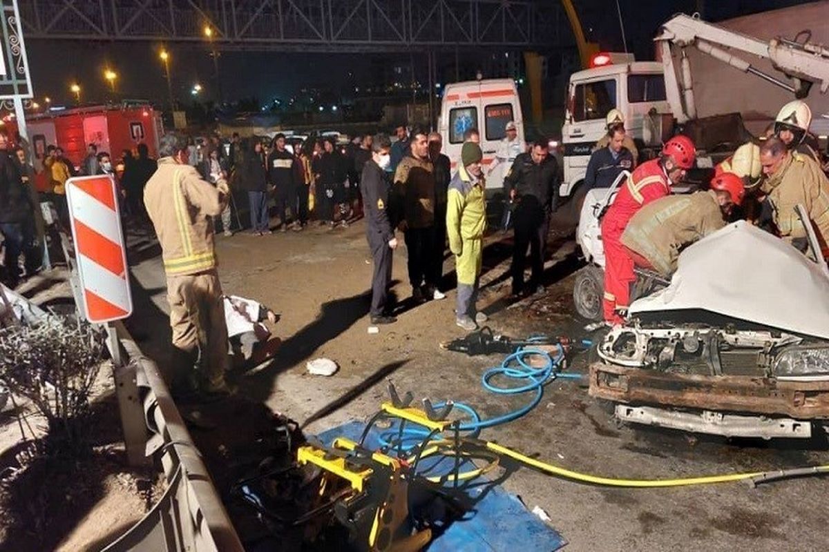 باز هم یک تصادف مرگبار وحشتناک / پراید با کامیون!