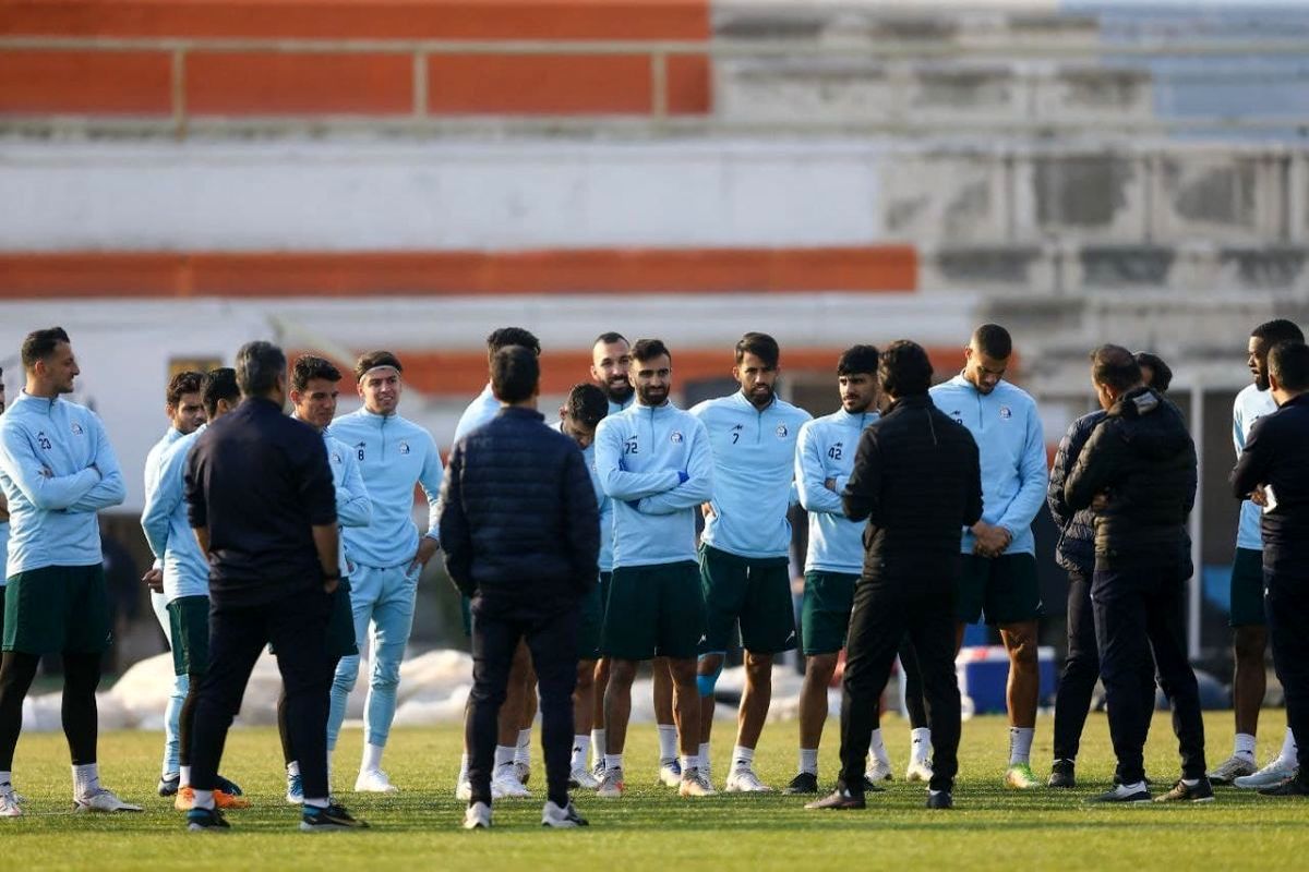 فقط ۴ بازیکن اصلی در تمرین استقلال