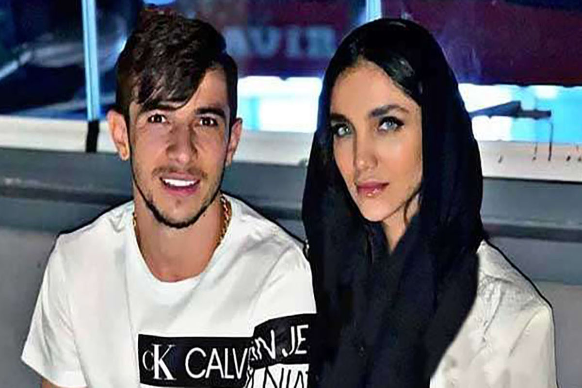 عکس جنجالی عروسی احمدزاده با لباس باز همسرش