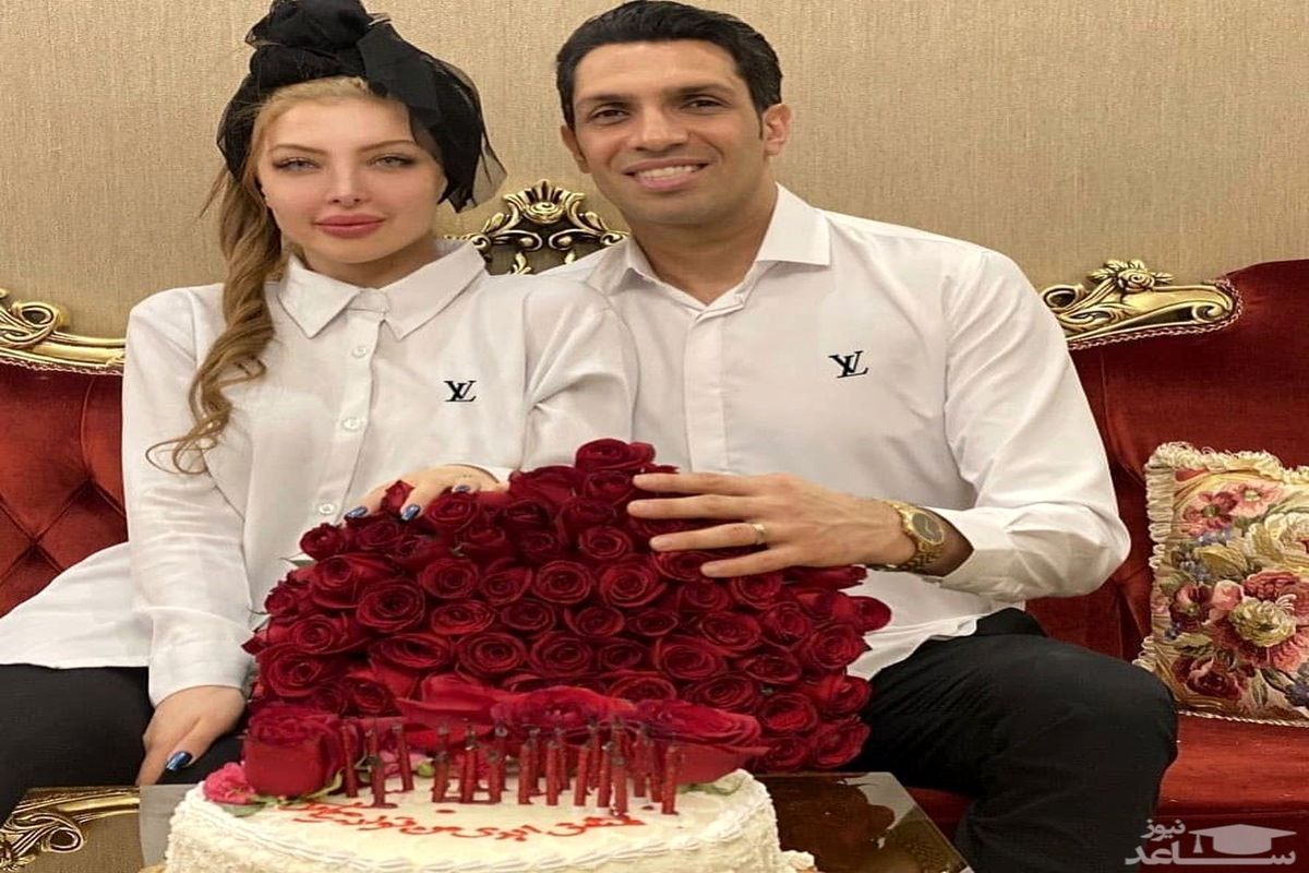 همسر زیبای سپهر حیدری گوشی قیمتیش را به رخ کشید