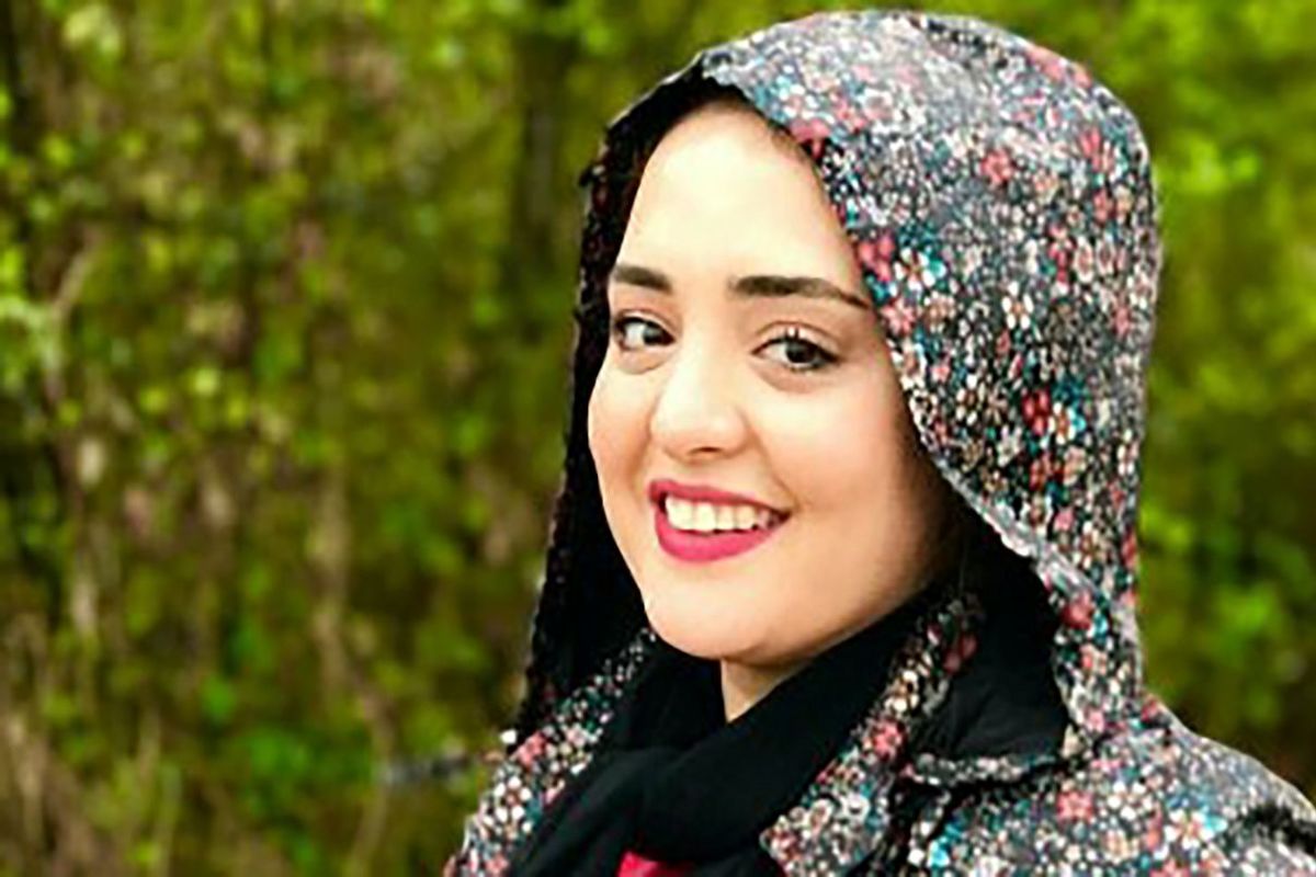عکس عاشقانه نرگس محمدی و همسرش