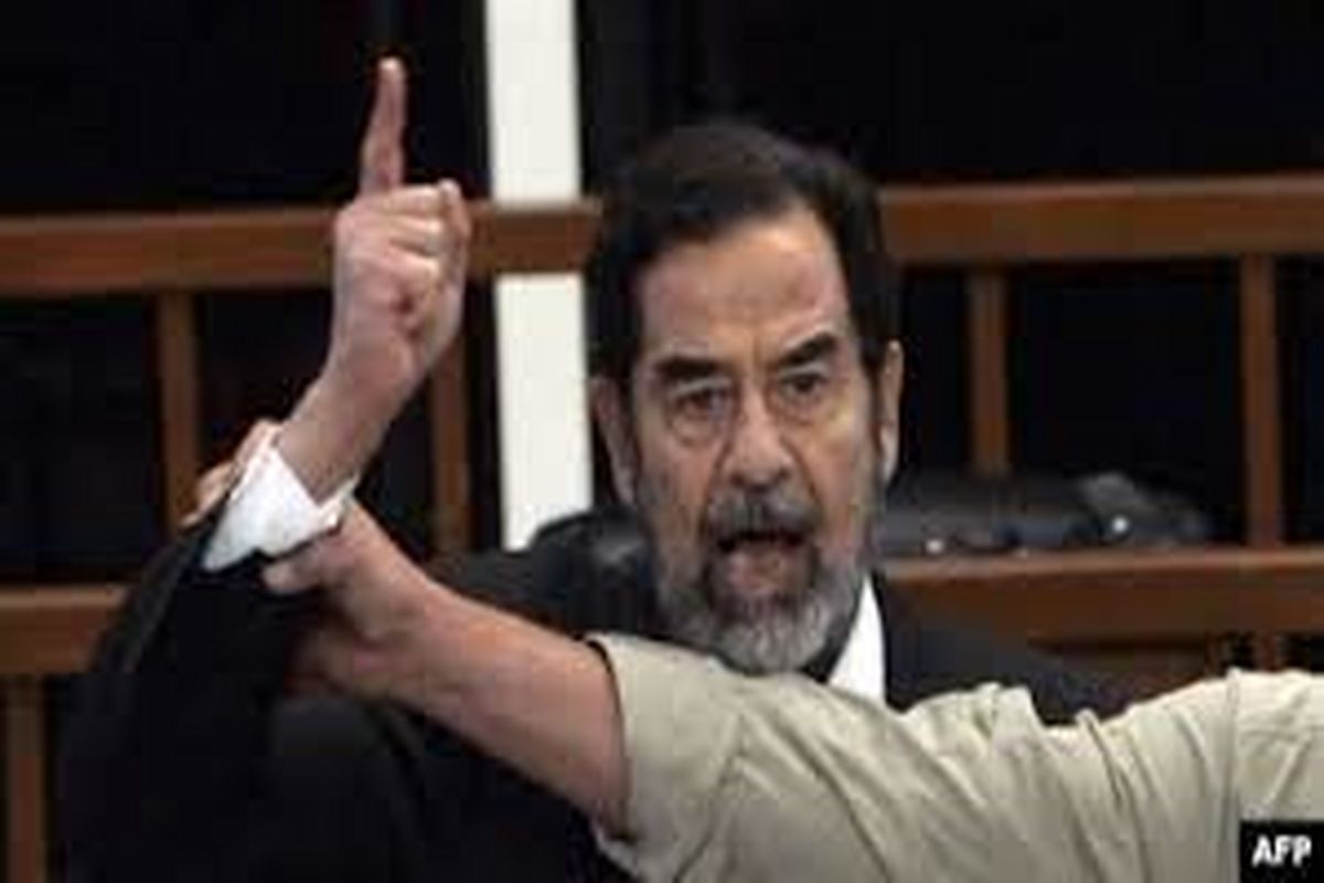 پیغام دختر زیبای صدام حسین