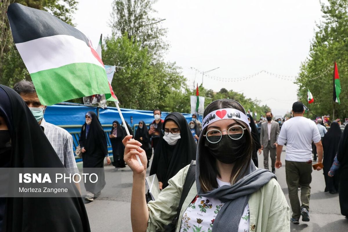 تصاویری از حواشی برگزاری راهپیمایی روز قدس