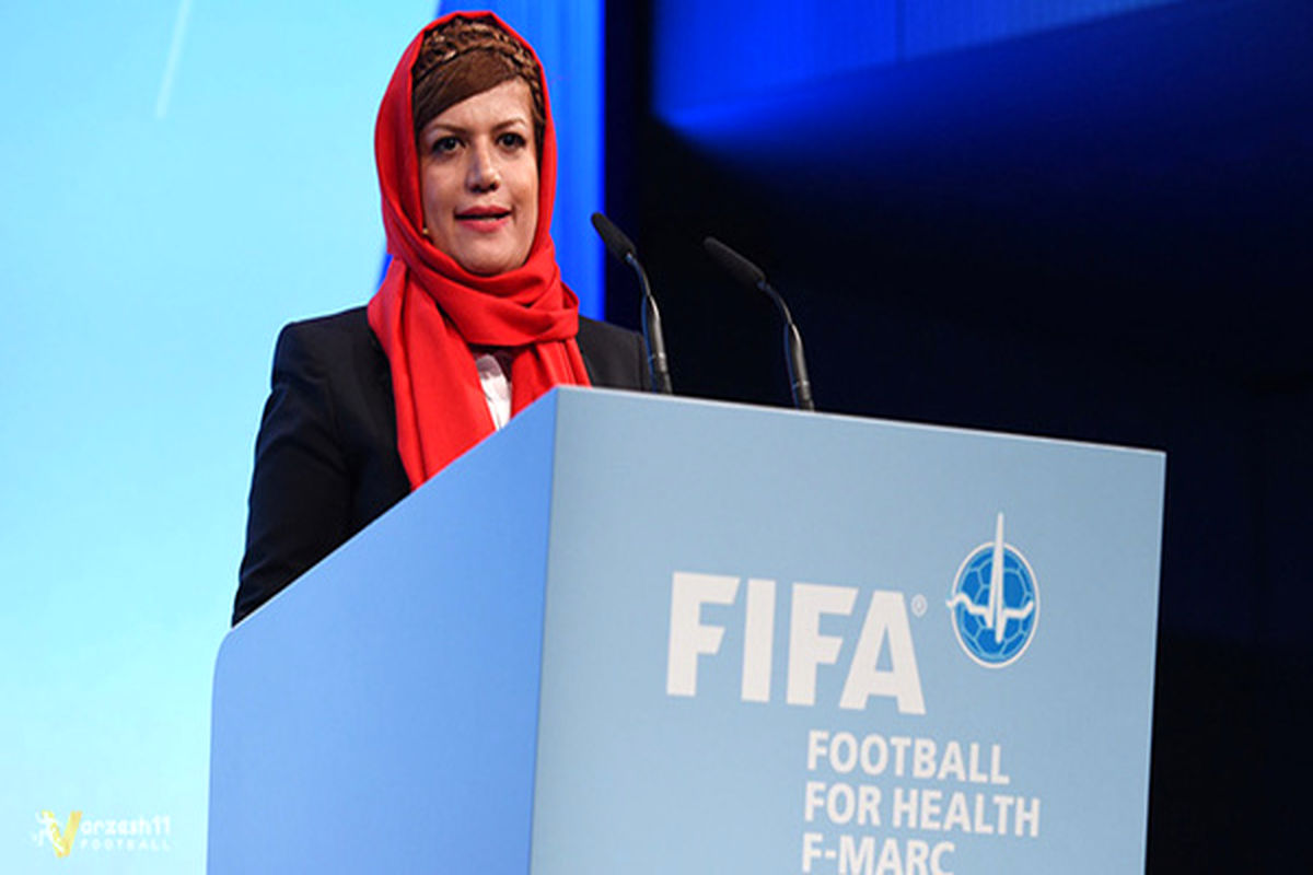 بانوی پزشک ایرانی در مسابقات جام جهانی