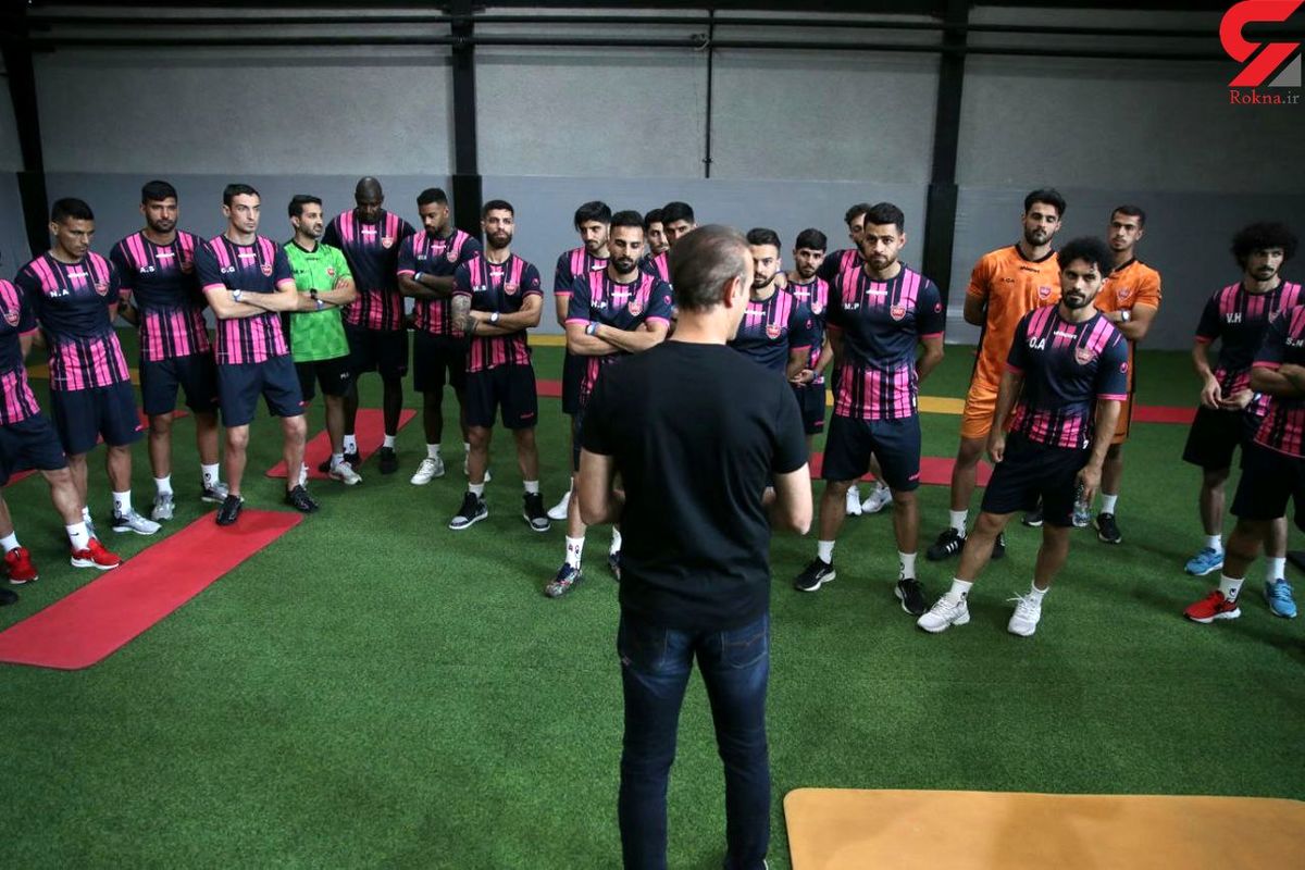 حضور یاغی در تمرین پرسپولیس + عکس