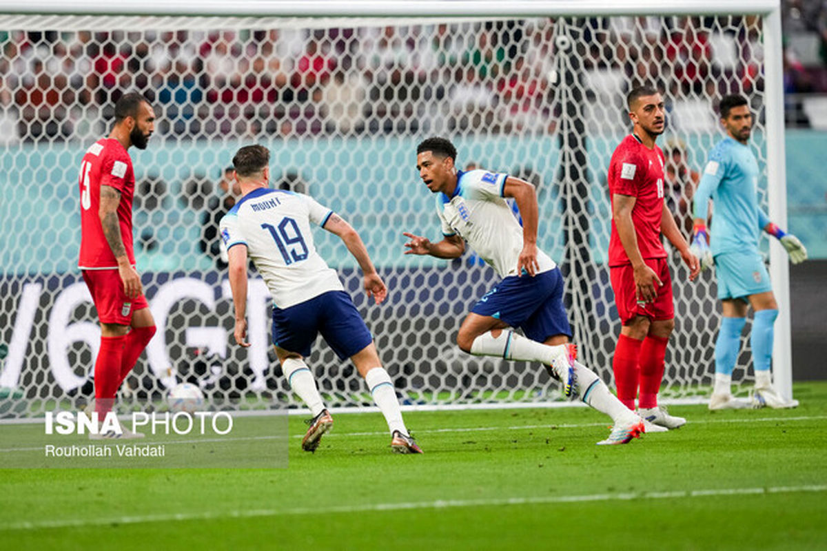 شکست سنگین ایران مقابل انگلیس