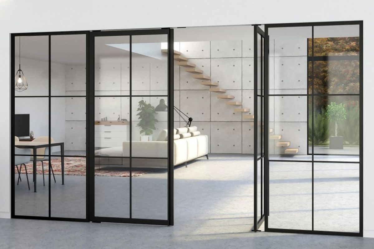 تتراگلس مجری انواع درب های شیشه ای مدرن