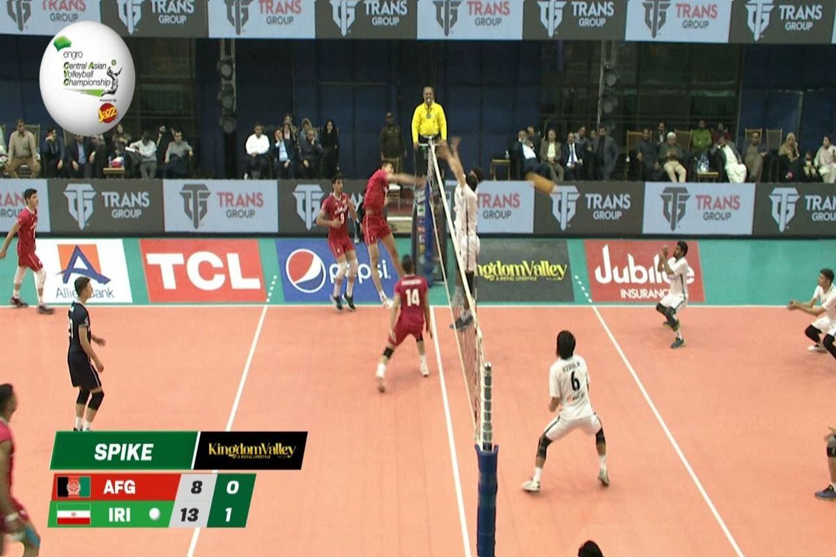 پیروزی تیم والیبال ایران در پاکستان