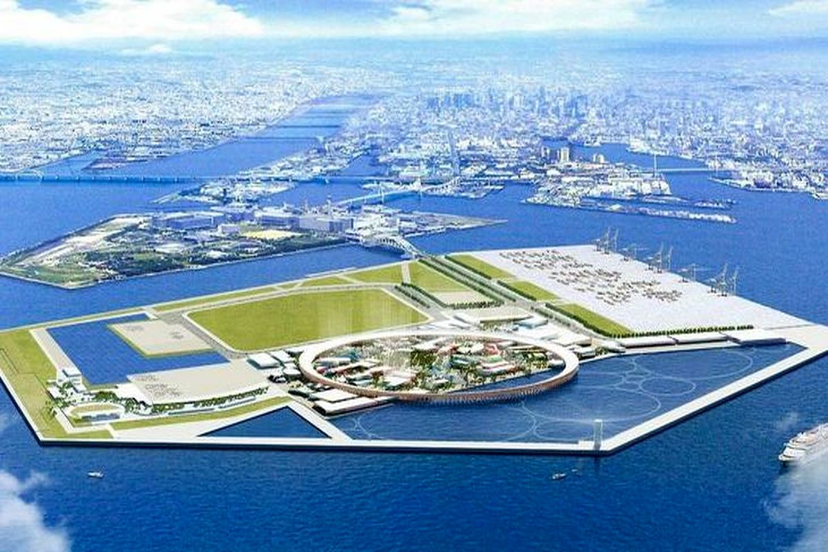 شگفتی شهرک اکسپو ژاپن / تجارت روی بزرگ ترین جزیره مصنوعی  جهان + فیلم