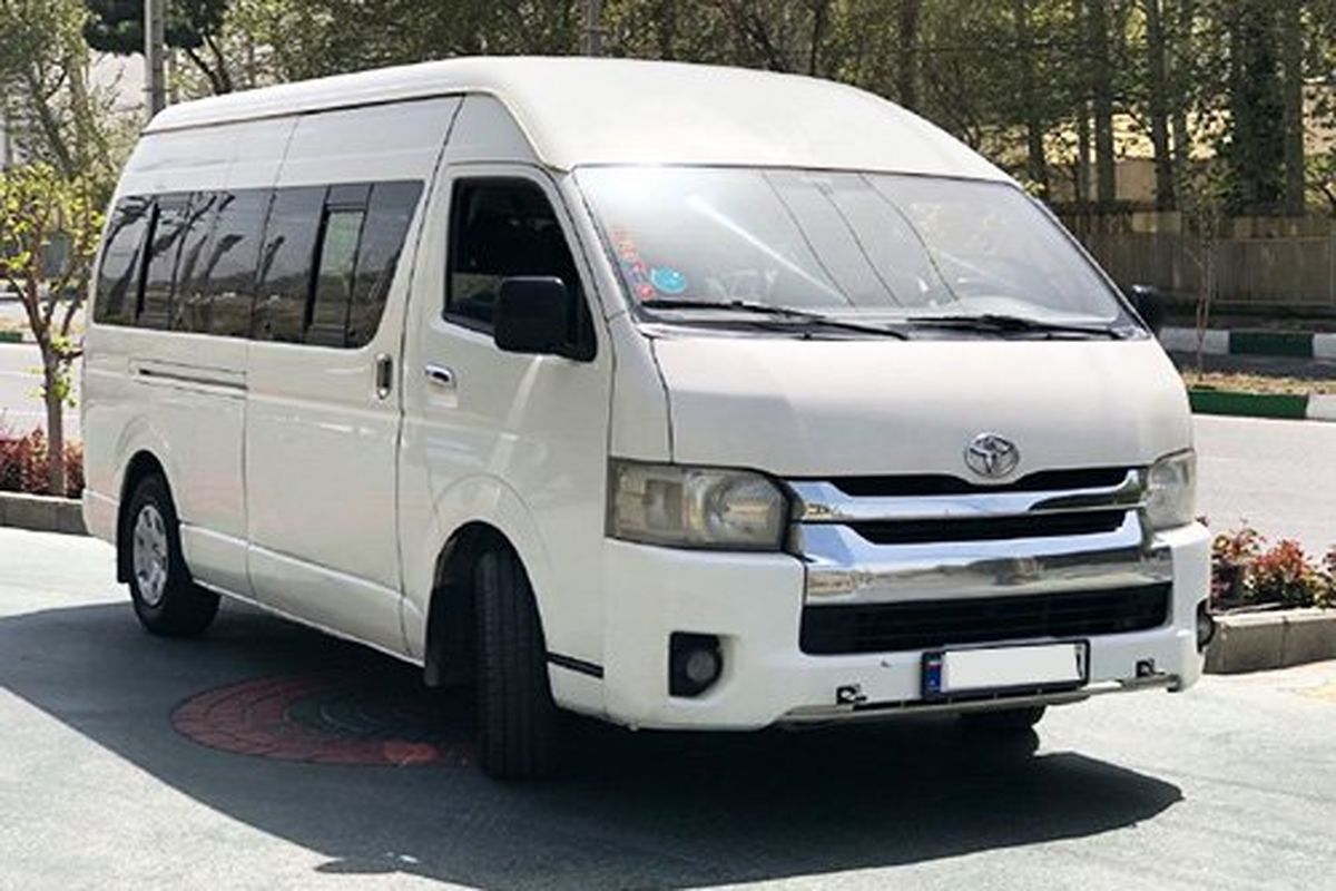 اجاره ون در غرب تهران با راننده