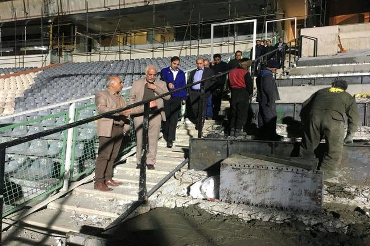 سجادی شایعه ریزش استادیوم آزادی را رد کرد