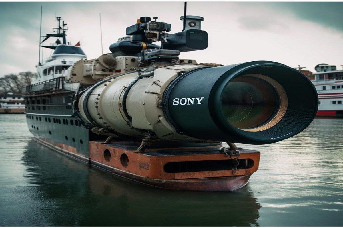 شوخی با لنز سونی + تصاویر