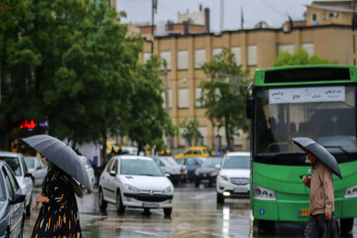 رگبار و رعد و برق در برخی استان‌ها