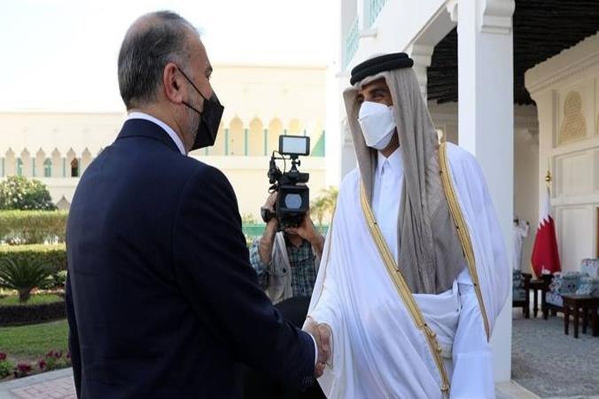 امیرعبداللهیان با امیر قطر دیدار کرد