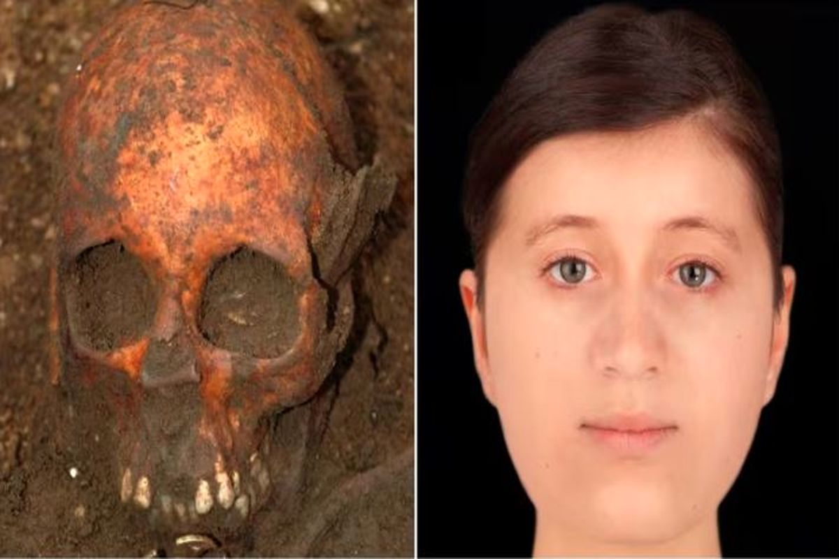 بازسازی چهره متعلق به قرن هفتم + عکس