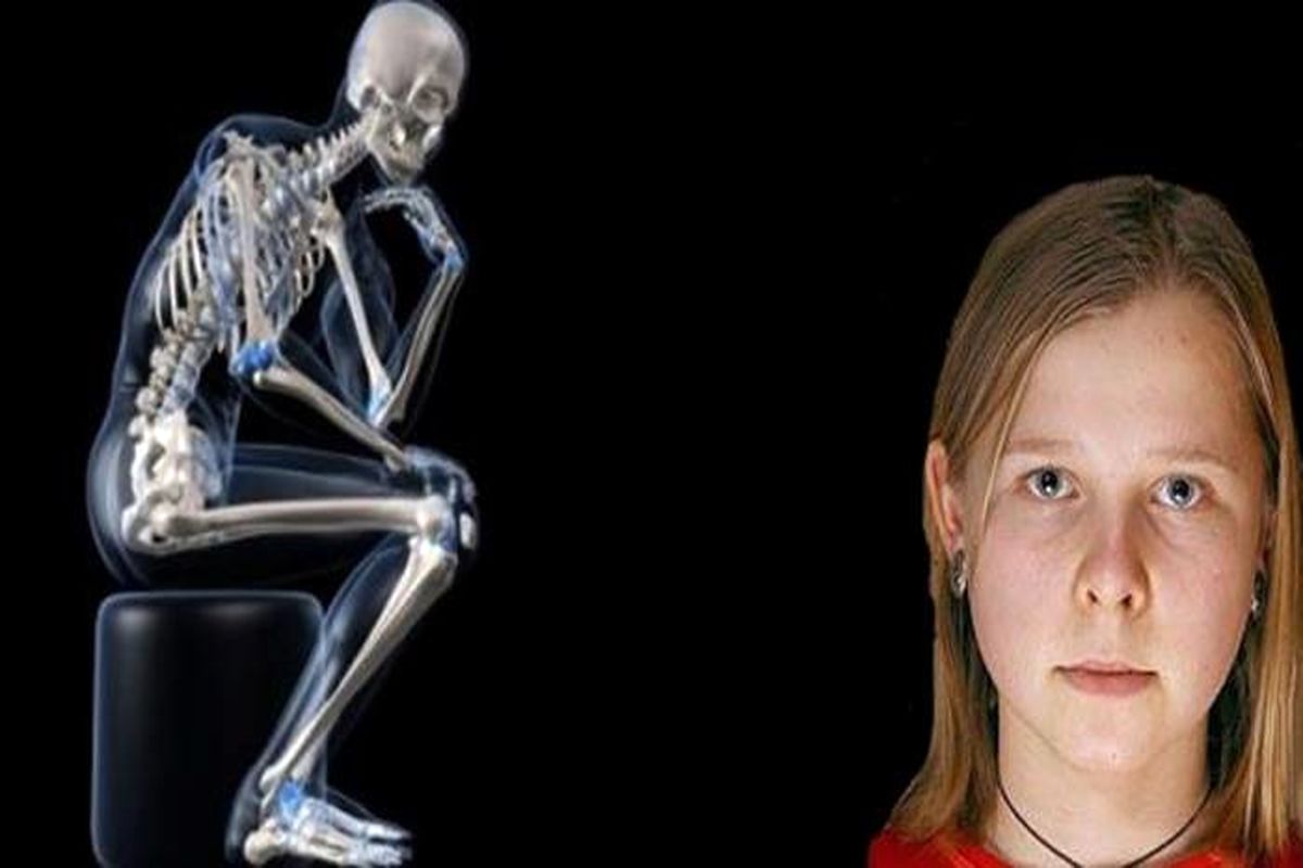 چشم های این دختربچه اشعه ایکس دارند!