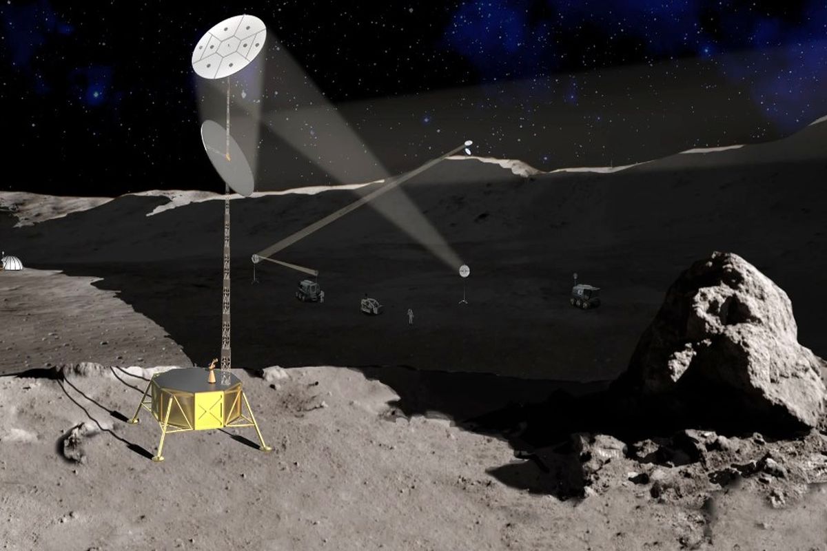 فضا با این نورافکن ها نورانی می شود!