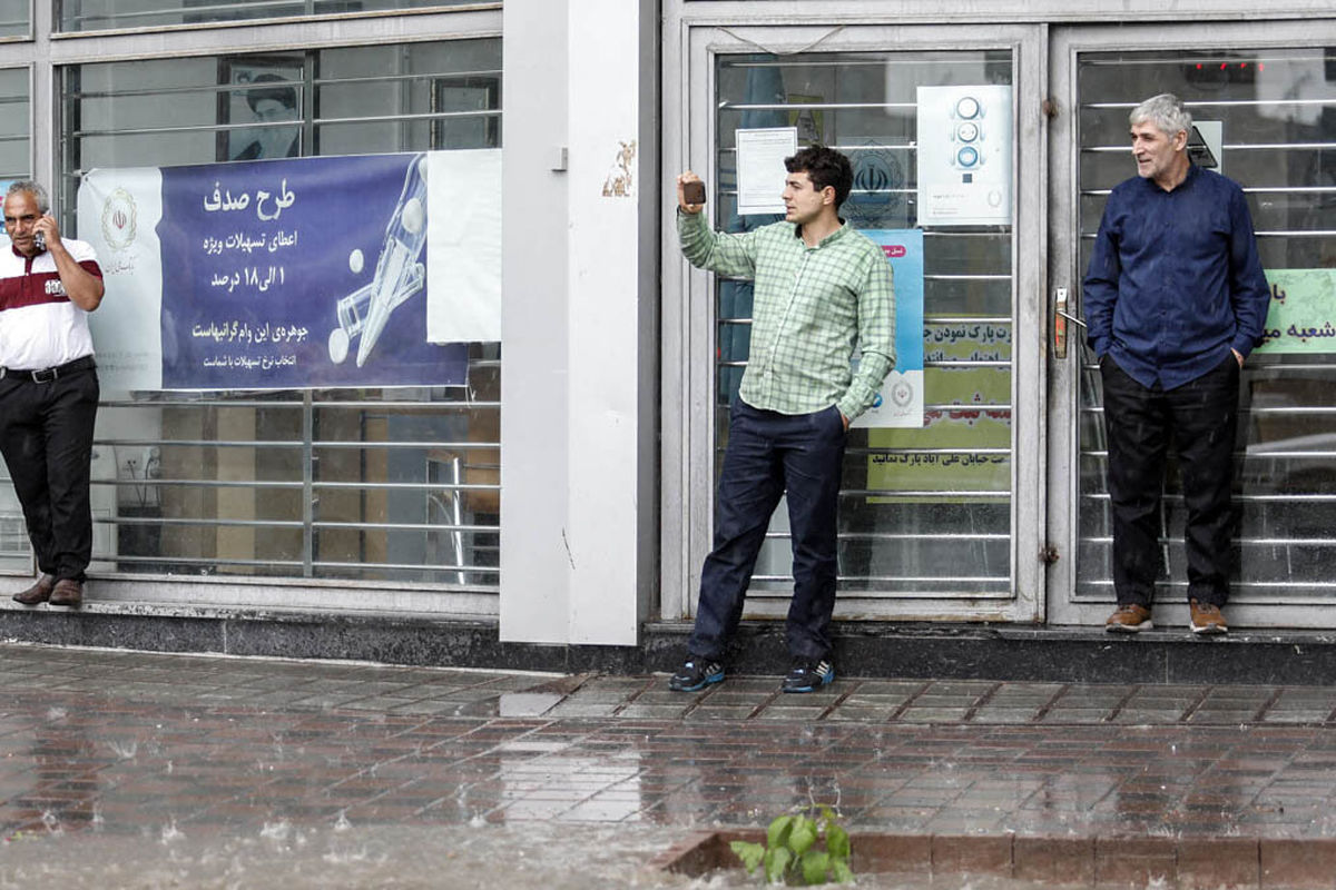 رگبار باران در ارتفاعات البرز و سه استان