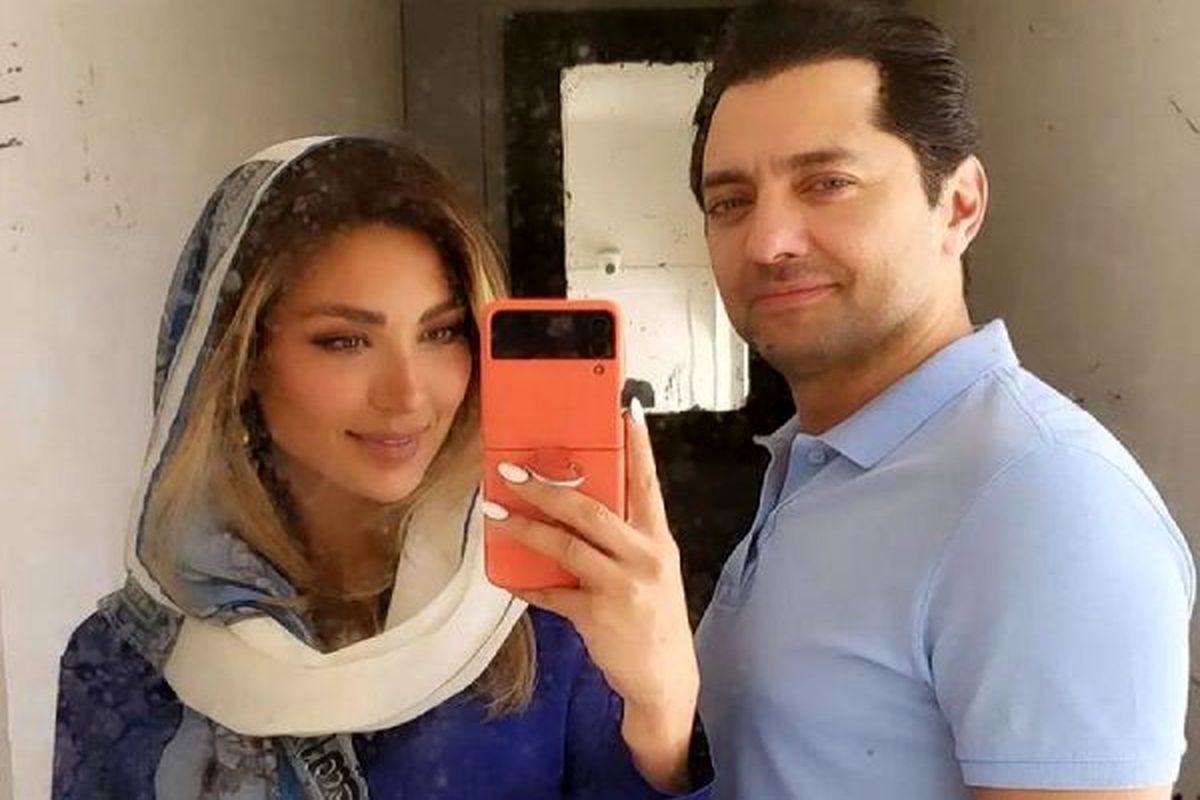 تک خوری همسر بهرام رادان + عکس