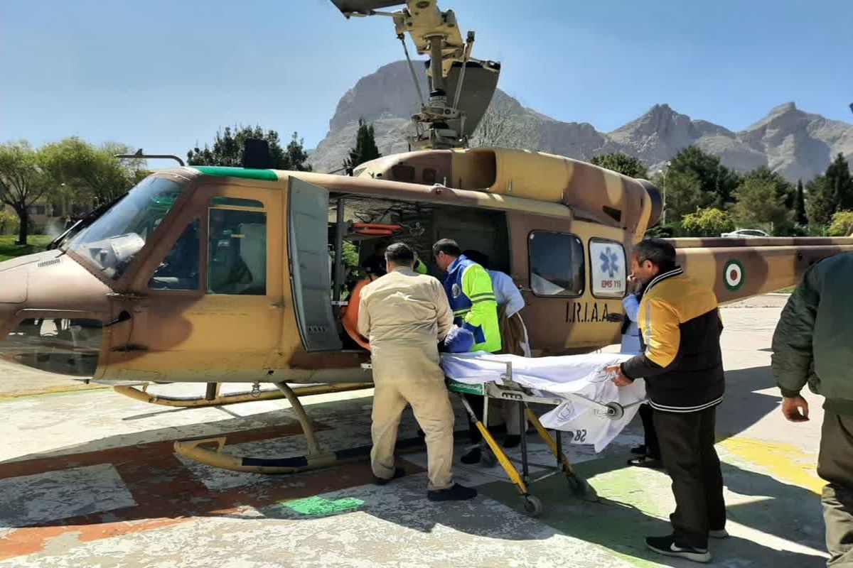 ارائه خدمات بهداشتی به زائران اربعین از طریق سامانه بالگردی ارتش