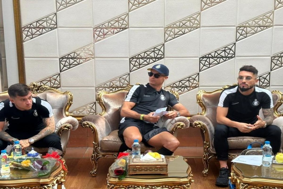 رونالدو به تهران رسید + تصاویر