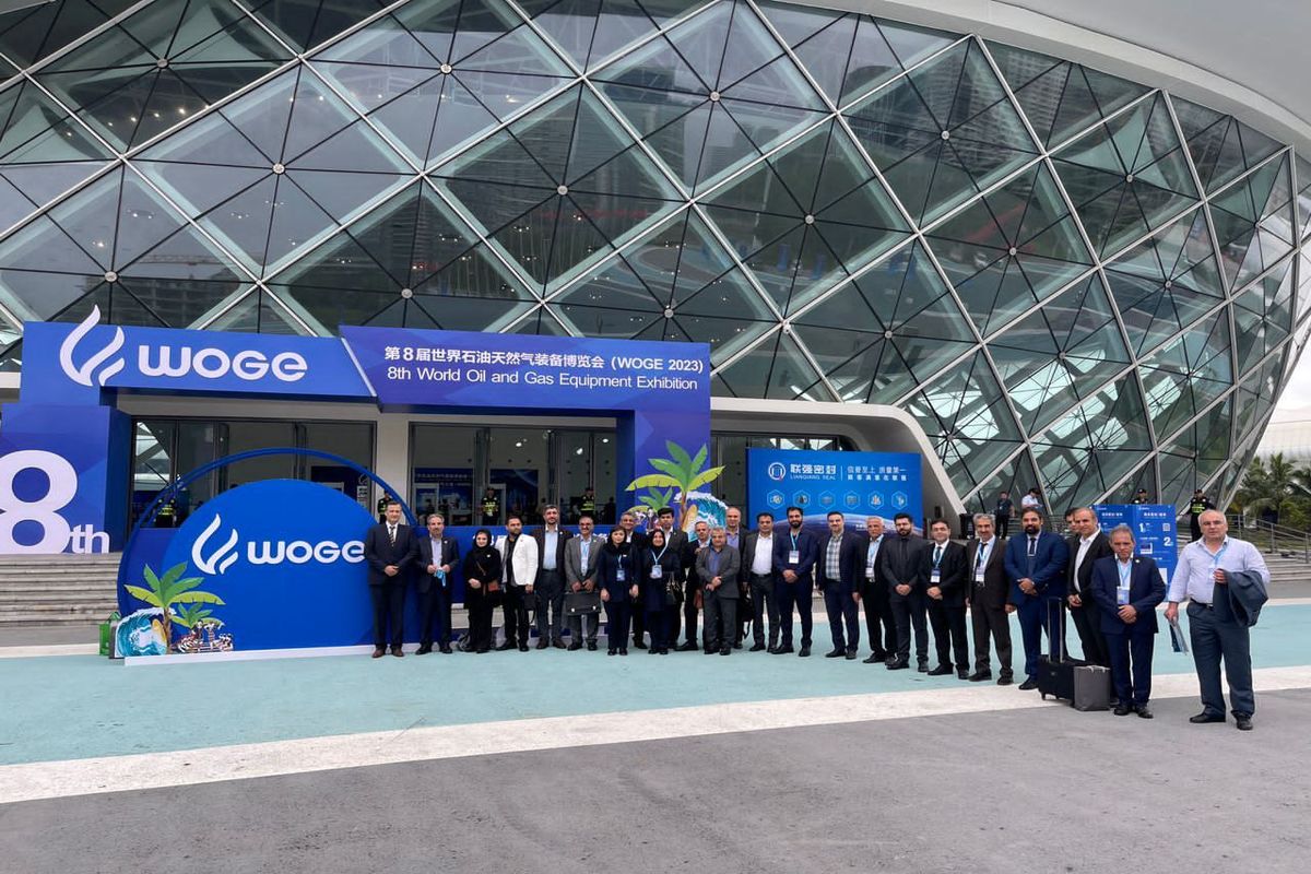 برپایی پاویون ایران در نمایشگاه نفت و گاز چین