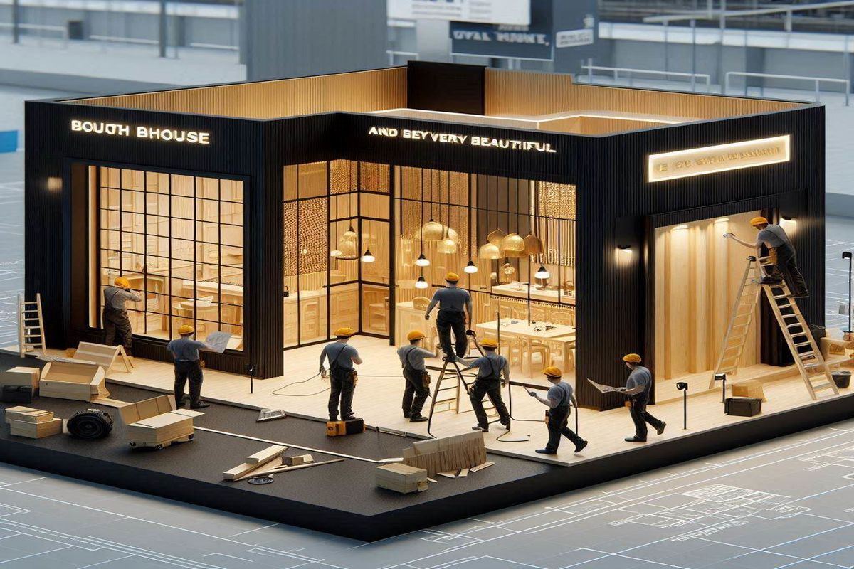 غرفه‌سازی گام به گام: راهنمای جامع مراحل ساخت غرفه نمایشگاهی