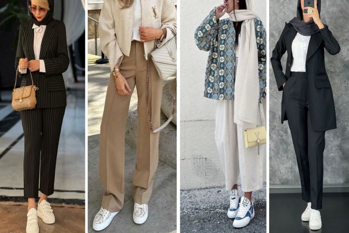 راهنمای ست کردن استایل با کتونی سفید: راز مخفی استایل خانوم های شیک پوش