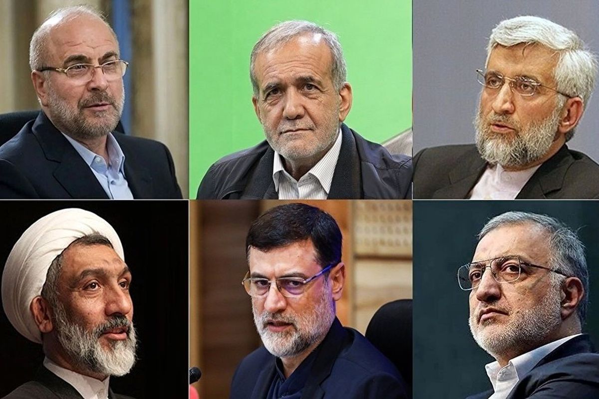 دیدار ۶ نامزد انتخابات ریاست جمهوری با رئیس مجلس خبرگان + عکس