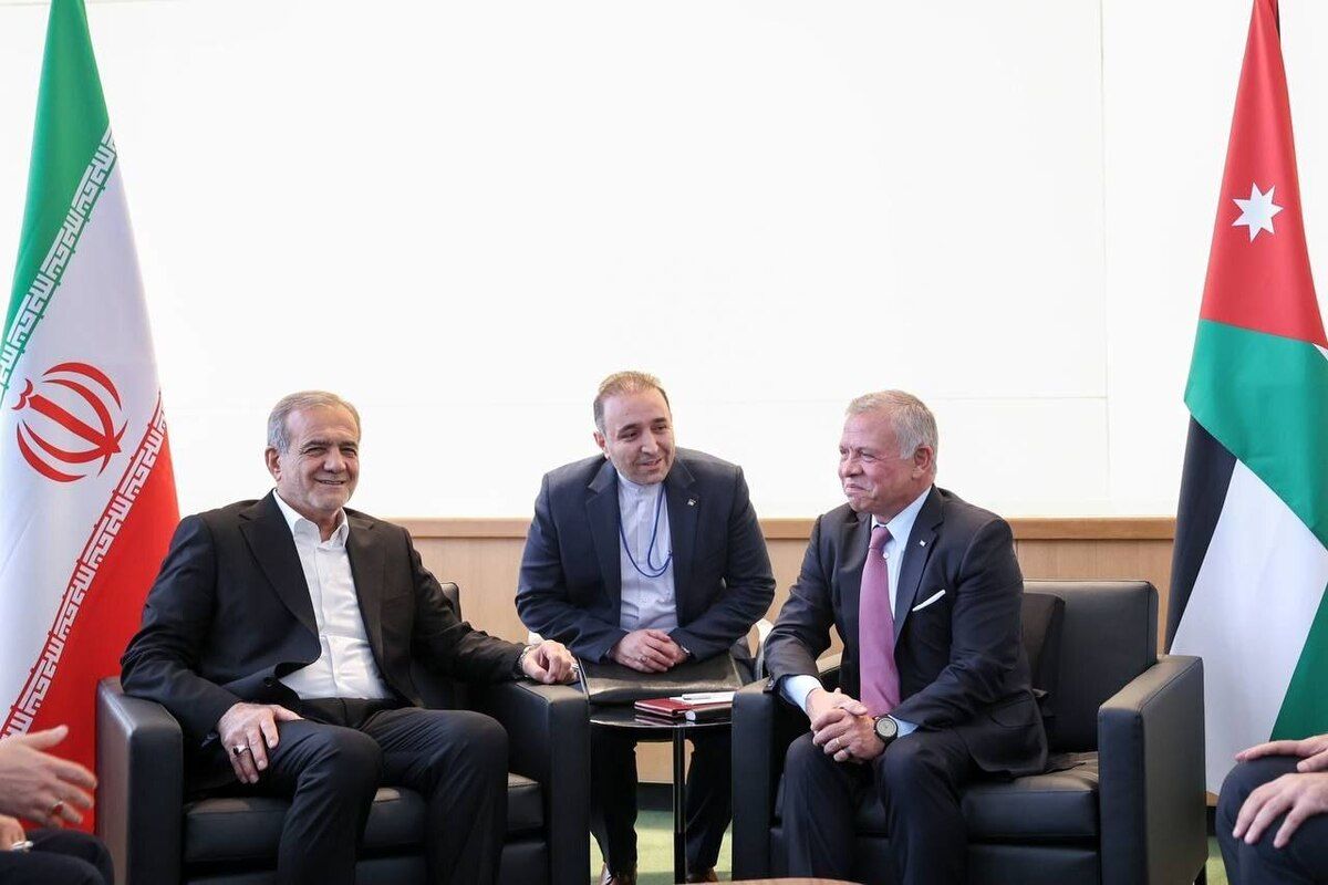 گفت و گوی رئیس جمهور با پادشاه اردن