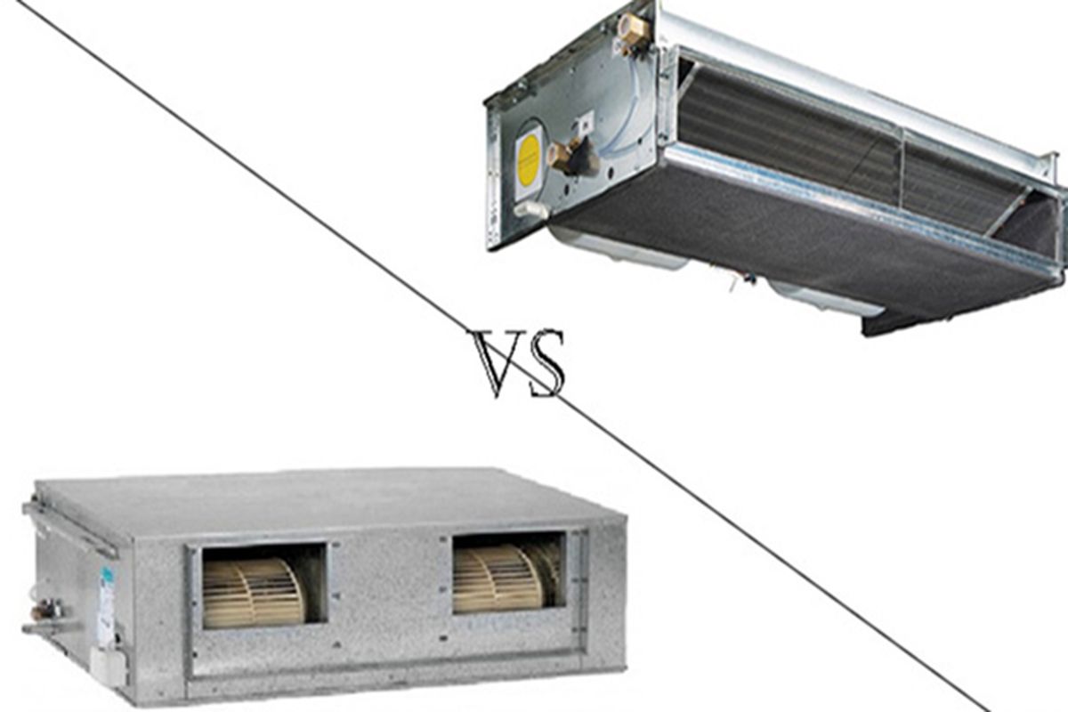 تفاوت فن کویل سقفی و کانالی چیست؟
