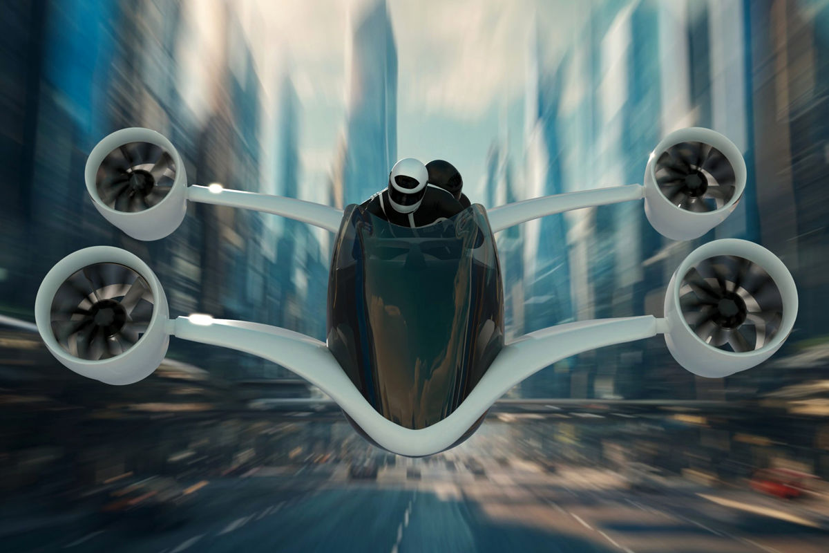 پیشرفتی حیرت‌انگیز در وسایل نقلیه / موتورسیکلتی که در ابرها پرواز می‌کند + عکس