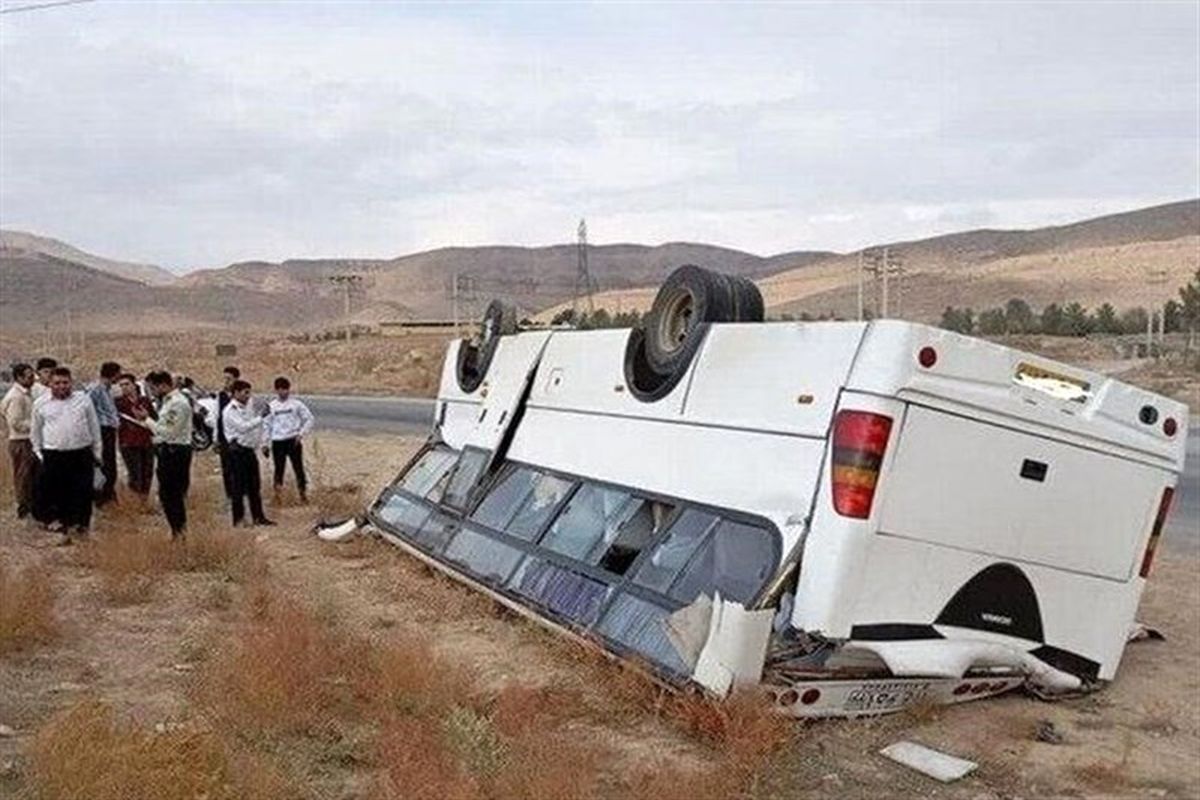 فوری/ واژگونی مرگبار مینی بوس دانش آموزان تیزهوش امروز ۱۶ فروردین