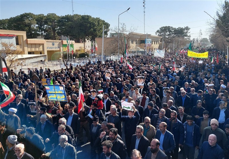 حضور پرشور ملت ایران در تظاهرات محکومیت اغتشاشات