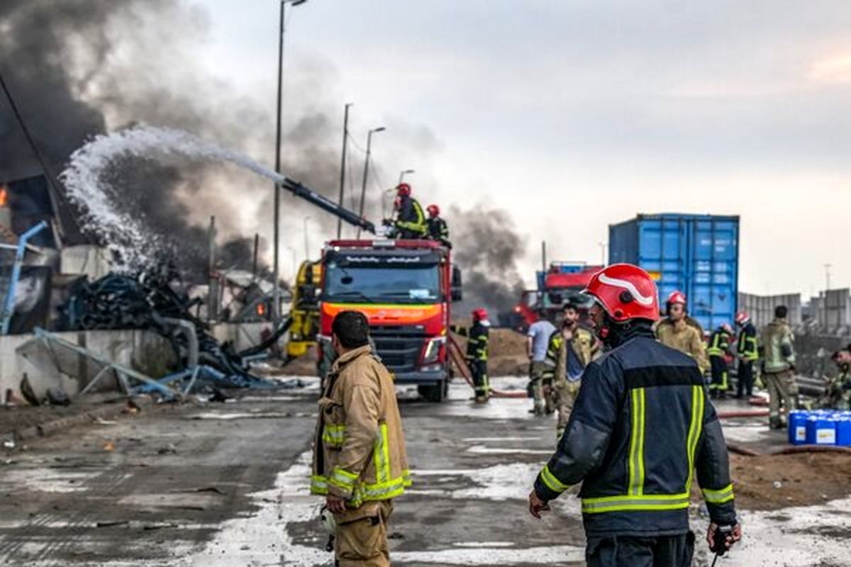 انتشار تصویر قدم زدن قربانی انفجار بندر عباس با پوست کنده شده (+۱۸)