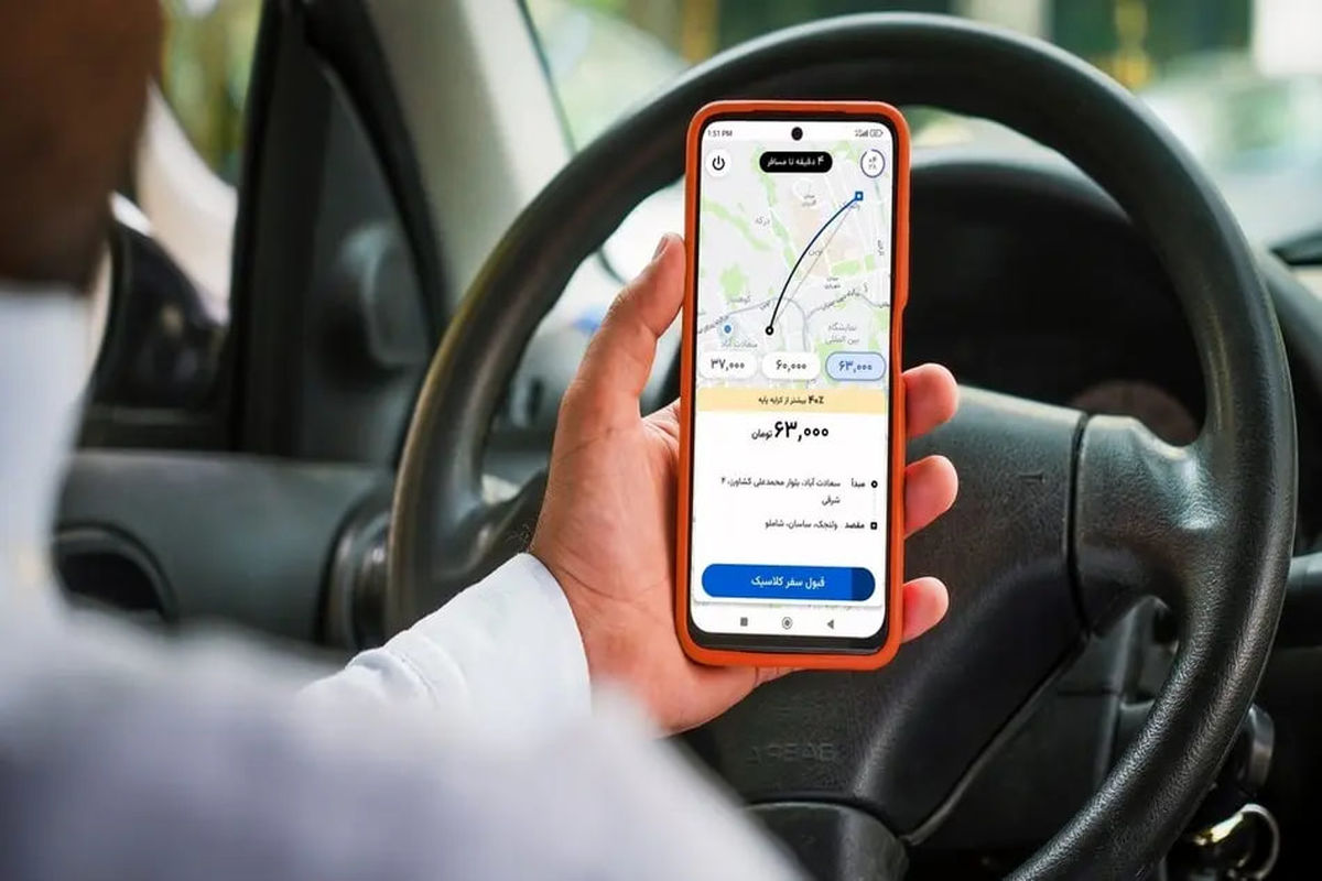 رانندگان تاکسی های اینترنتی در ۱۴۰۴ به استقبال افزایش کرایه ها رفتند