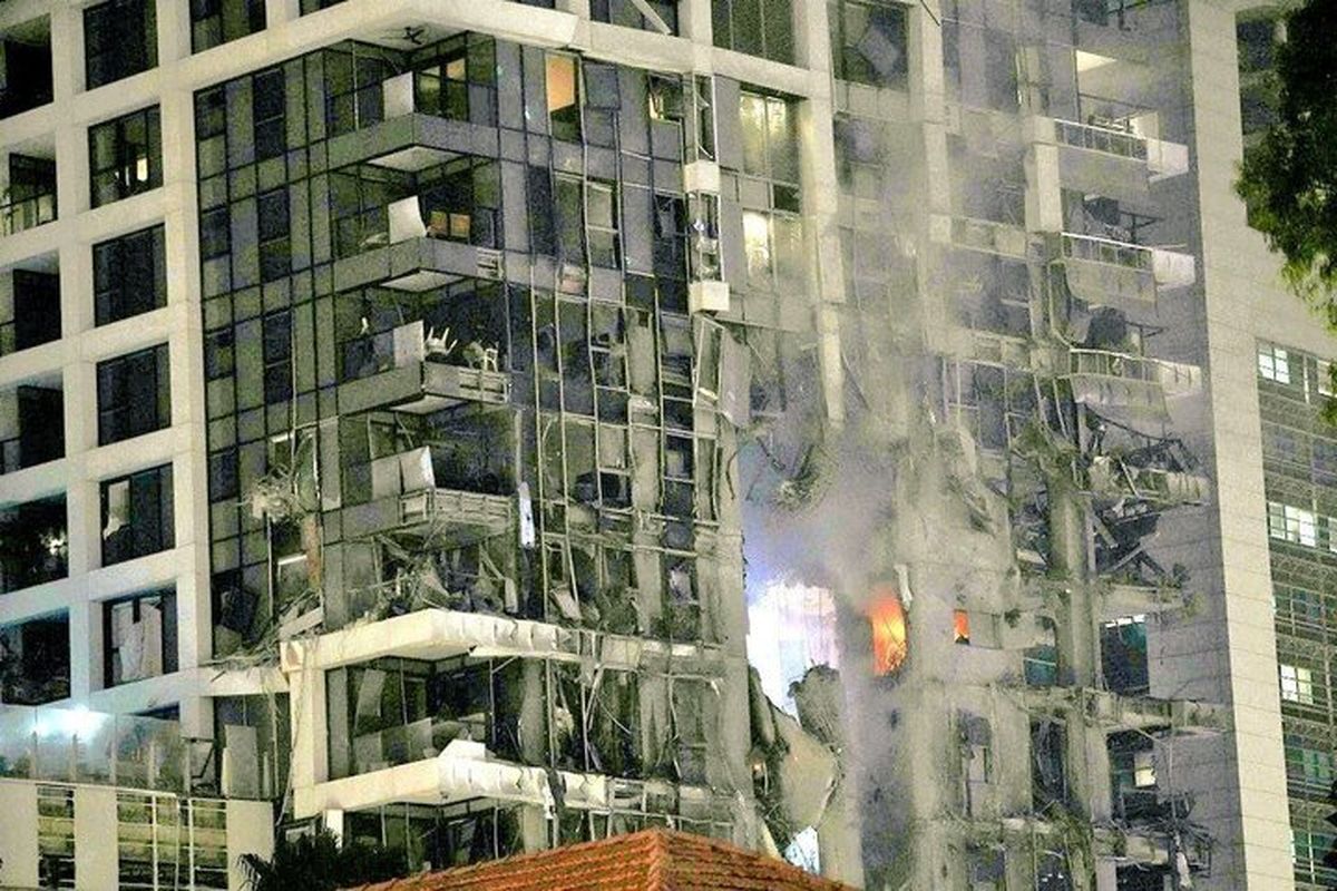 موشک های ایرانی اسرائیل را با خاک یکسان کردند + ببینید