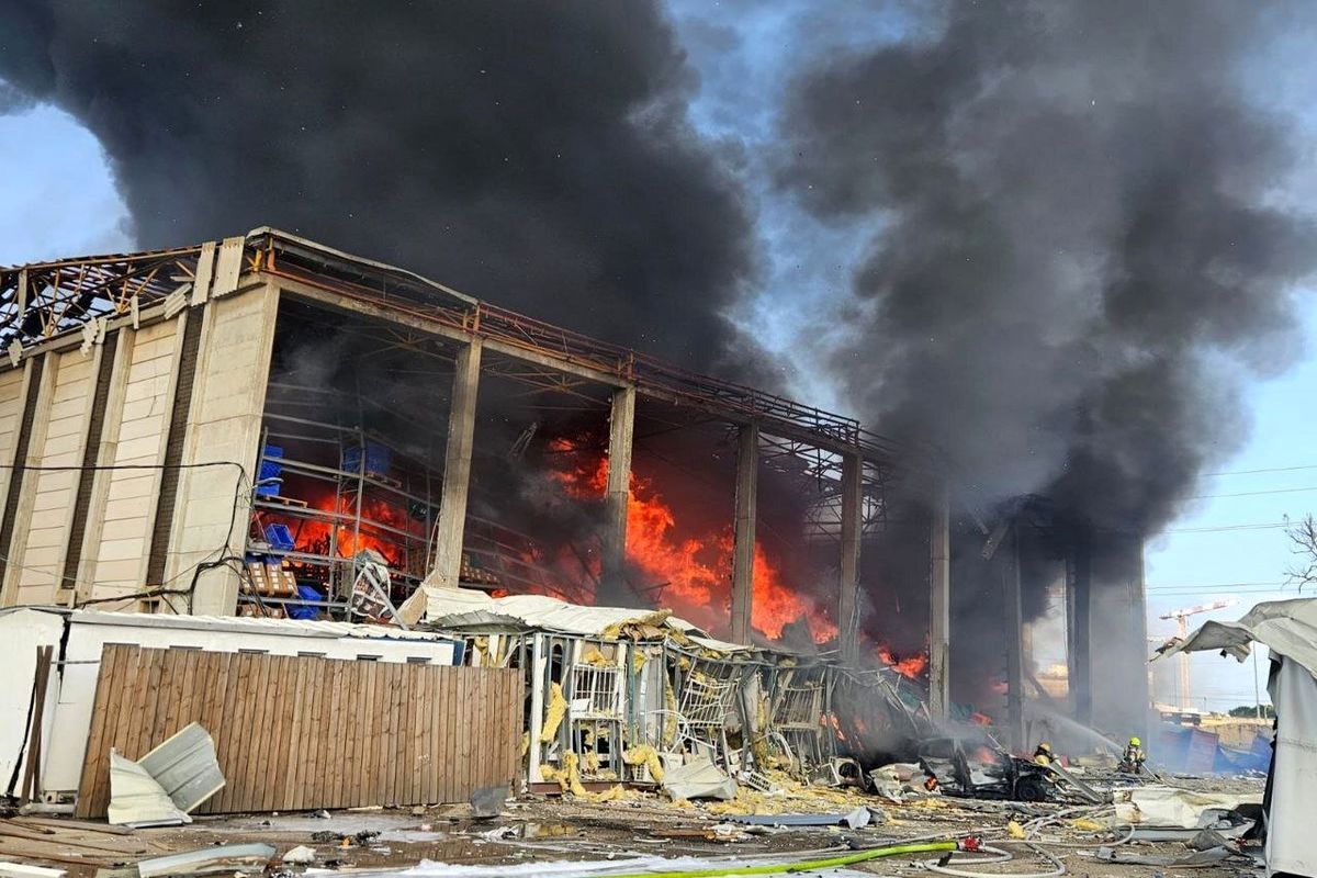 مقر موساد اسرائیل با خاک یکسان شد + ببینید