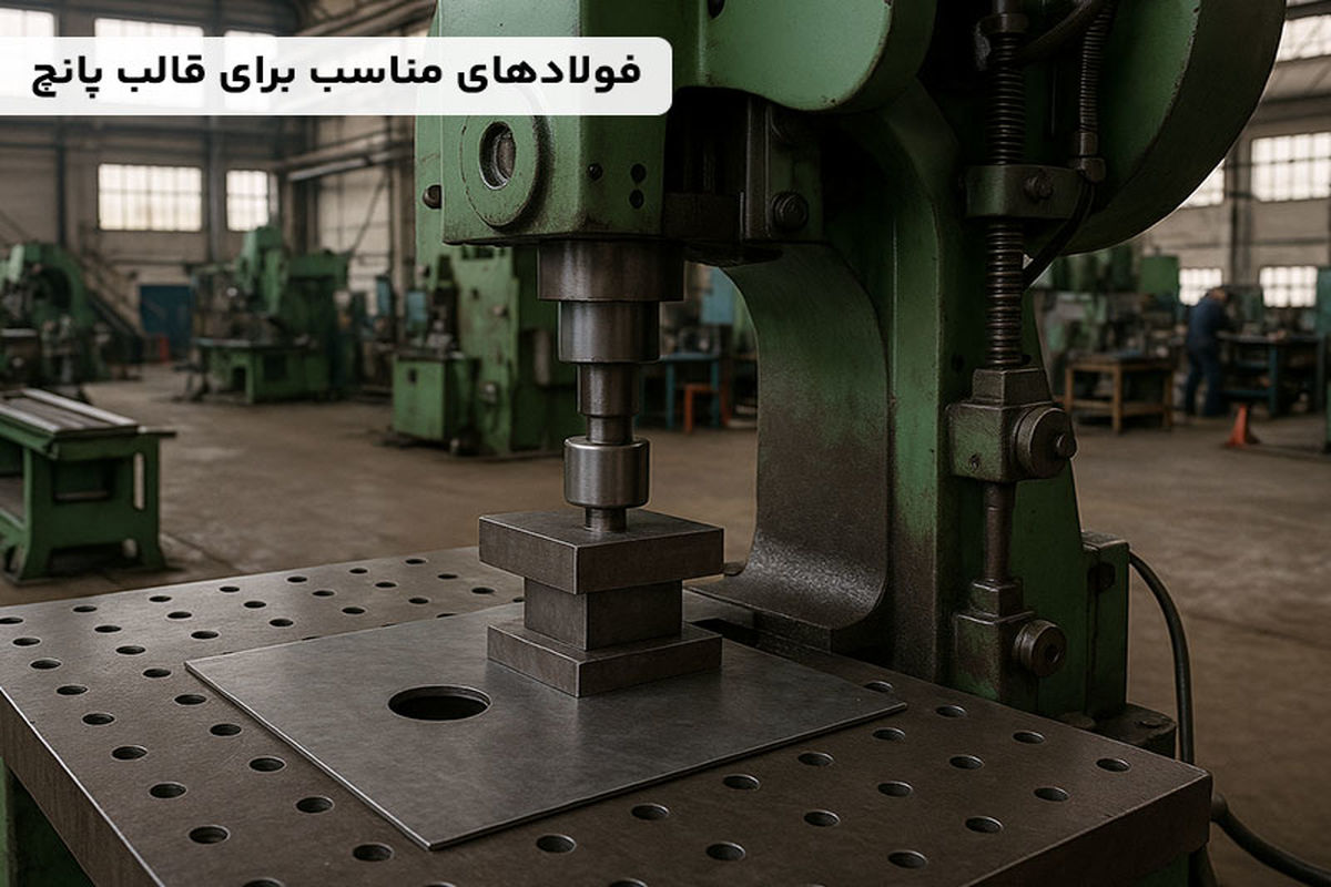 چه فولادی برای قالب‌های پانچ با دقت بالا مناسب است؟