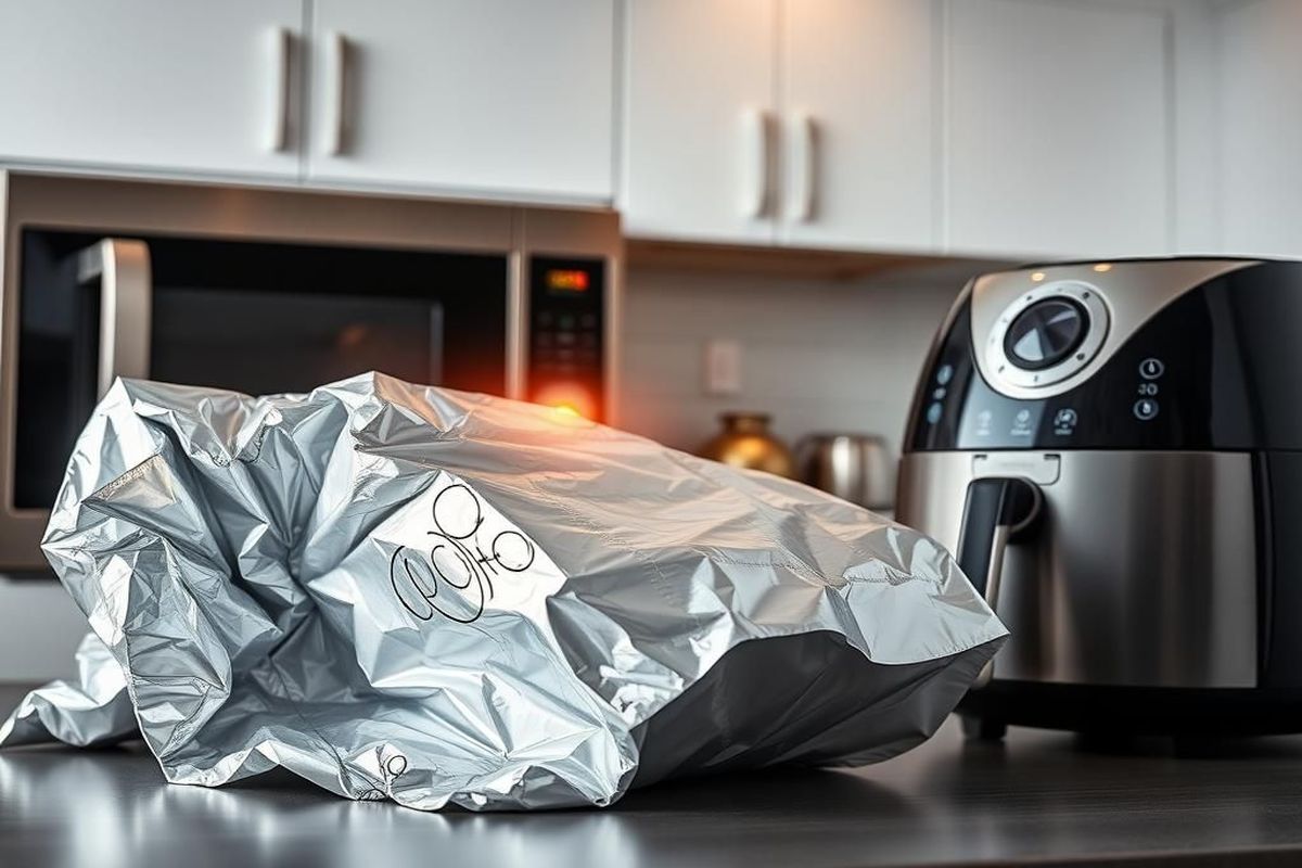 آیا استفاده از فویل آلومینیوم در مایکروویو و سرخ کن خطرناک است؟
