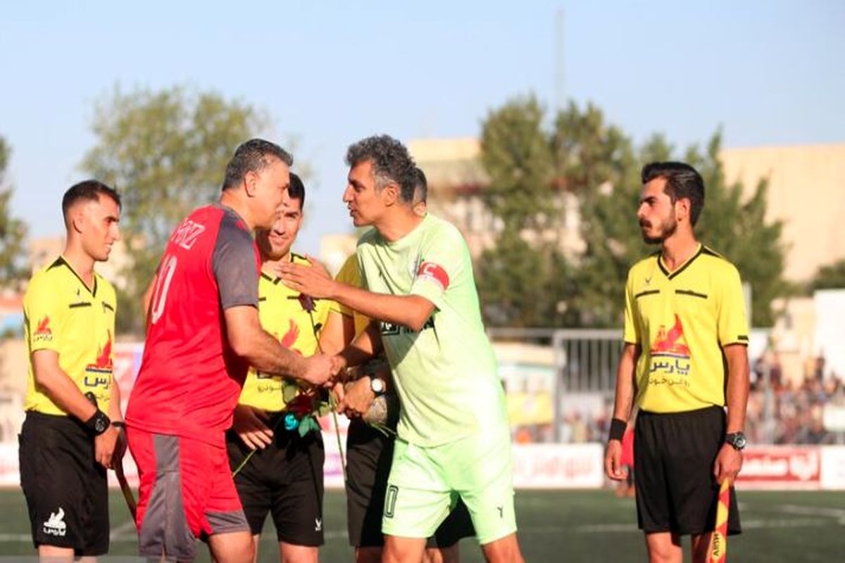 تصاویر: مسابقه خیرخواهانه با حضور علی دایی و عادل فردوسی پور در اردبیل