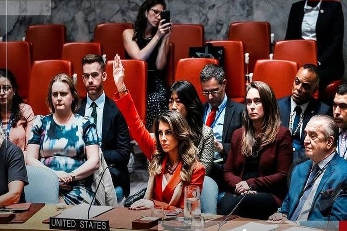 یک در مقابل دنیا / آمریکا پیش نویس توقف جنگ در غزه را وتو کرد!