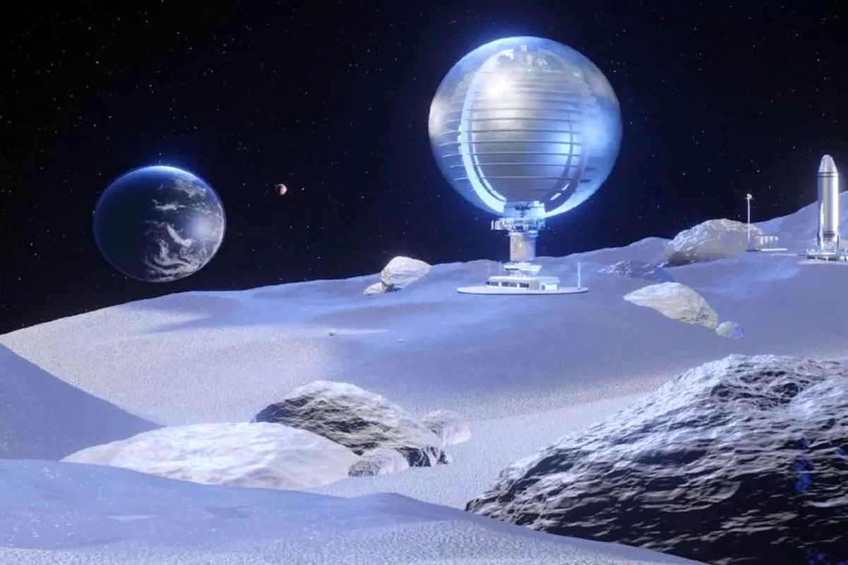 این شرکت برای انسان روی ماه شهر می سازد