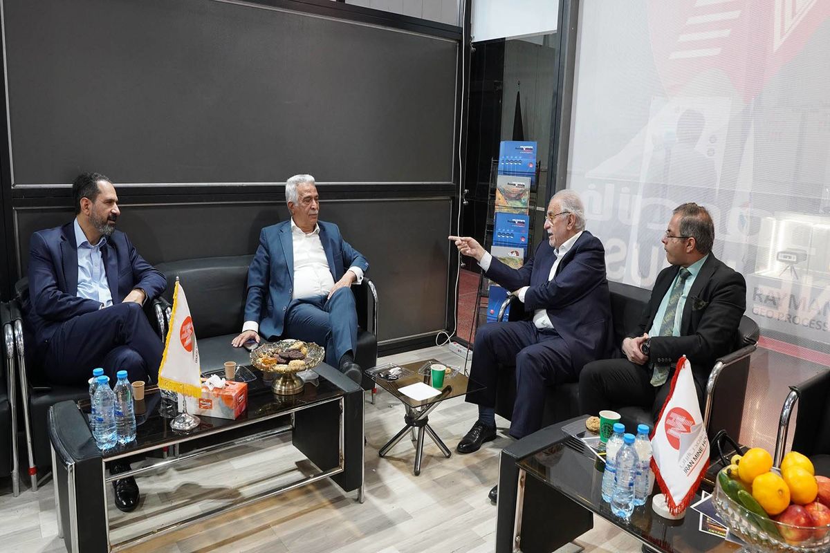 بازدید کرباسیان از توانمندی های بخش خصوصی معدنی در ایران کانماین ۲۰۲۵