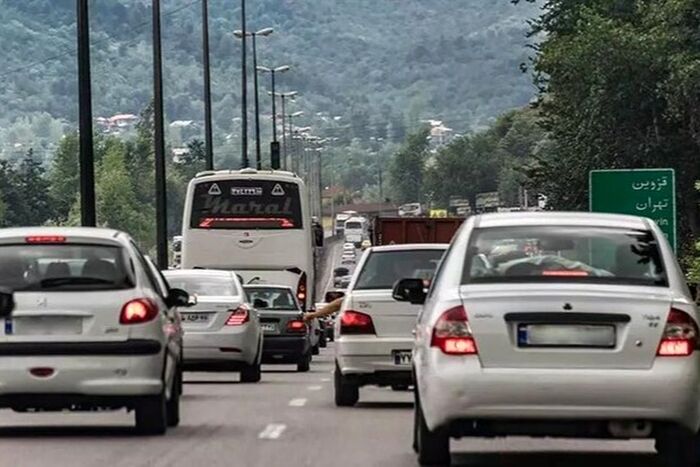 تردد در جاده چالوس و  آزادراه تهران - شمال ممنوع شد + جزئیات