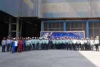 جبران عقب‌ماندگی تولید در شرایط سخت، حاصل تلاش کارکنان فولاد هرمزگان است