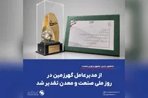 تقدیر وزیر صمت از مدیرعامل گهر زمین با حضور رئیس جمهور
