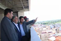 بازدید سرپرست و اعضای هیأت‌مدیره شرکت سرمایه‌گذاری مسکن گیلان از پروژه باران