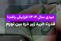 عیدی سال 1404 افزایش یافت! قدرت خرید زیر ذره‌بین تورم