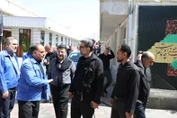 بازدید معاون وزیر صمت و رئیس هیات عامل ایدرو از موکب‌های ایران خودرو ، سایپا دیزل و پارس‌خودرو